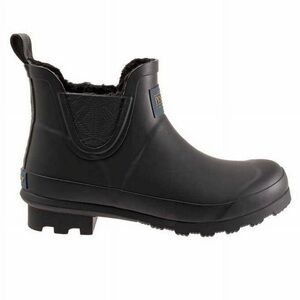 Pendleton Ladies Black Chelsea Short Ankle Rubber Rain Boot Size 6